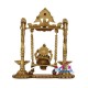 Ganesha Swinging With Lamp Brass Statue Ganesha Swinging With Lamp Brass Statue