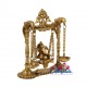 Ganesha Swinging With Lamp Brass Statue Ganesha Swinging With Lamp Brass Statue