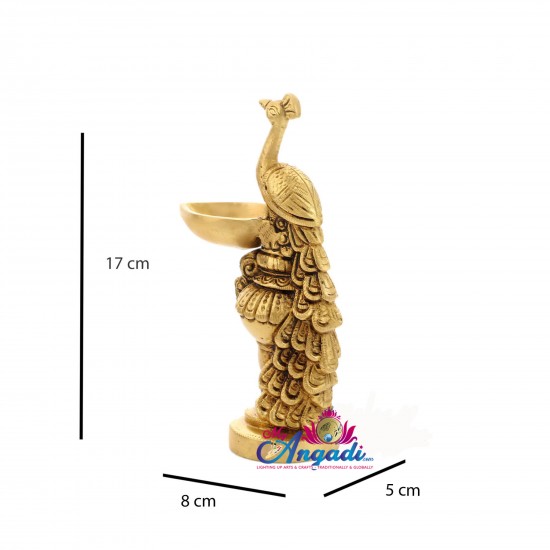 Brass Peacock Lamp Brass Peacock Lamp