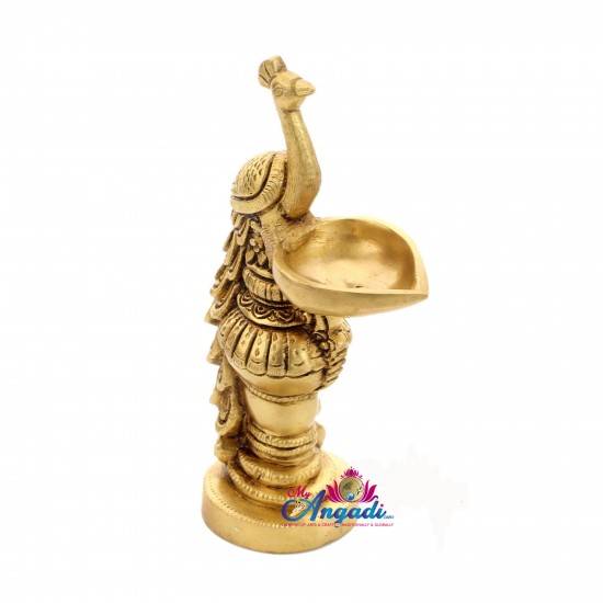 Brass Peacock Lamp Brass Peacock Lamp
