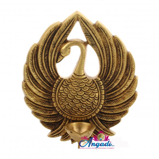 Brass Peacock Diya Brass Peacock Diya