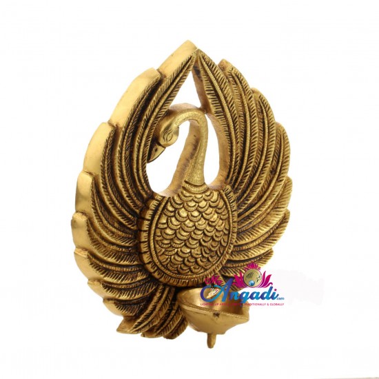 Brass Peacock Diya Brass Peacock Diya