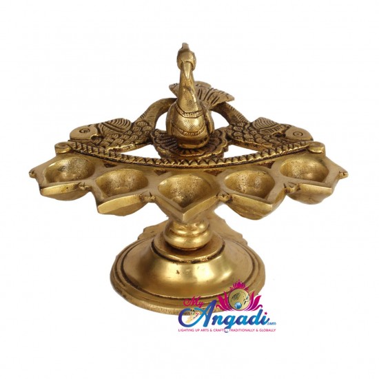 Brass Peacock Lamp Brass Peacock Lamp