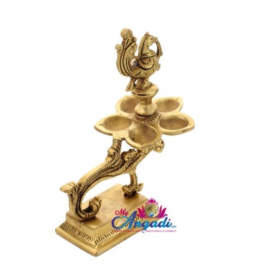 Brass Peacock Lamp Brass Peacock Lamp