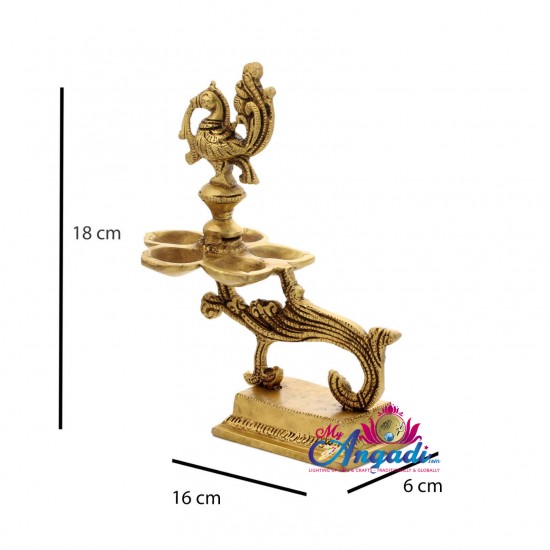 Brass Peacock Lamp Brass Peacock Lamp