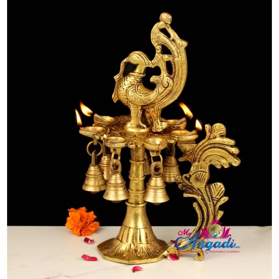 Brass Peacock Lamp Brass Peacock Lamp