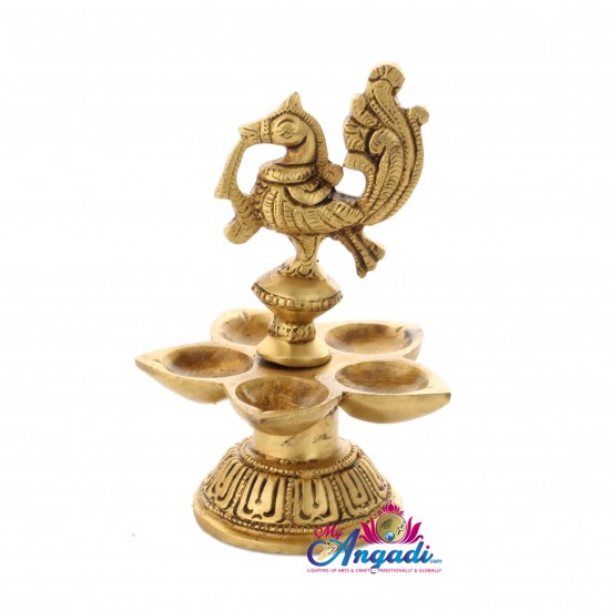 Brass Peacock Lamp Brass Peacock Lamp