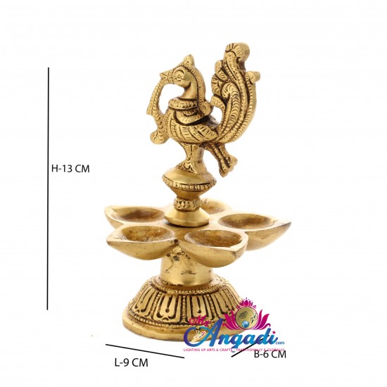 Brass Peacock Lamp Brass Peacock Lamp