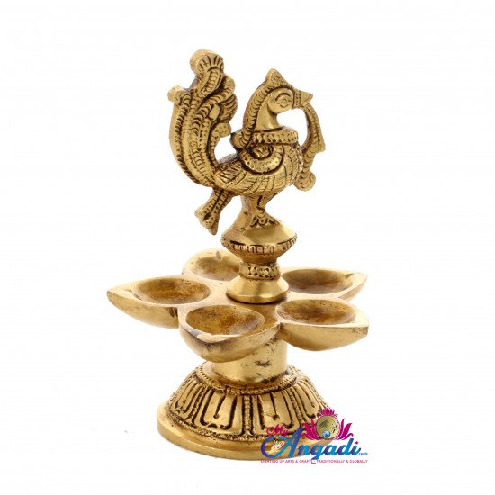Brass Peacock Lamp Brass Peacock Lamp