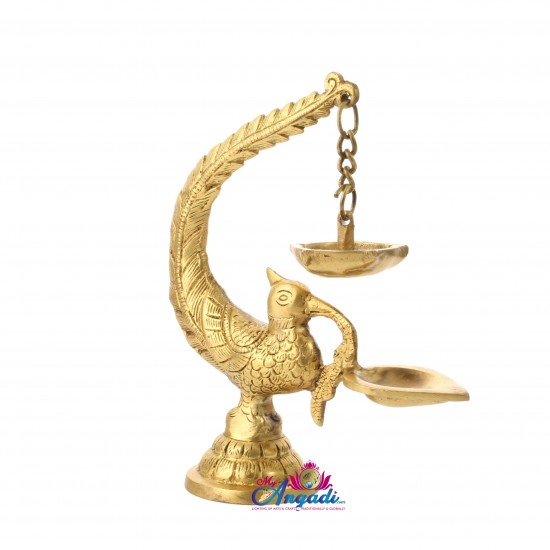Brass Peacock Lamp Brass Peacock Lamp