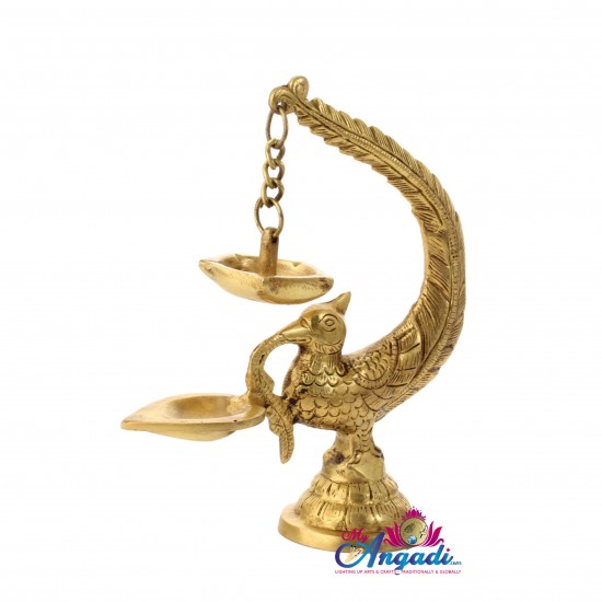 Brass Peacock Lamp Brass Peacock Lamp