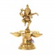 Brass Narthana Ganesha Lamp