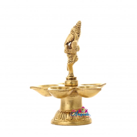 Brass Narthana Ganesha Lamp Brass Narthana Ganesha Lamp
