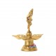 Brass Narthana Ganesha Lamp