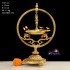 Brass Round Lamp