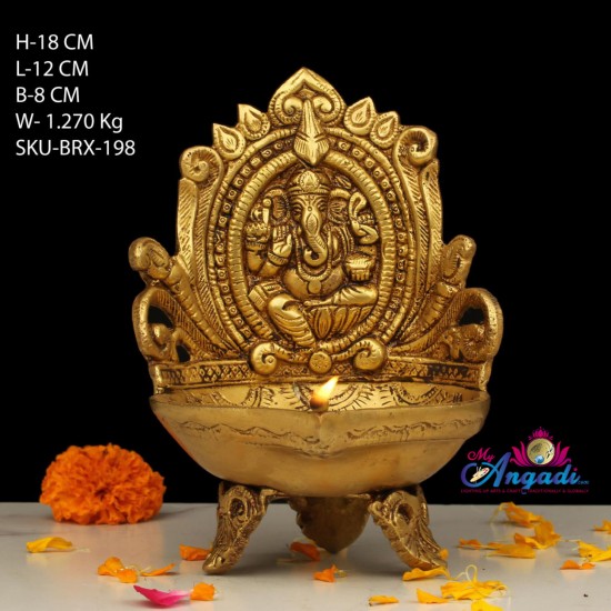 Brass Ganesha Lamp Brass Ganesha Lamp