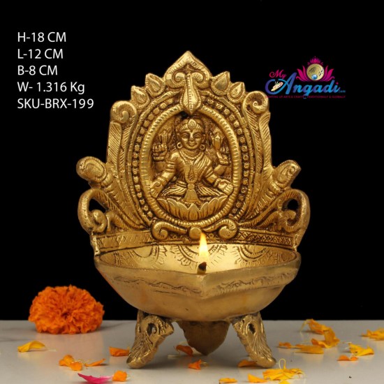 Brass Lakshmi Lamp