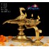 Brass Peacock Lamp