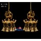 Hanging Brass swam Lamp