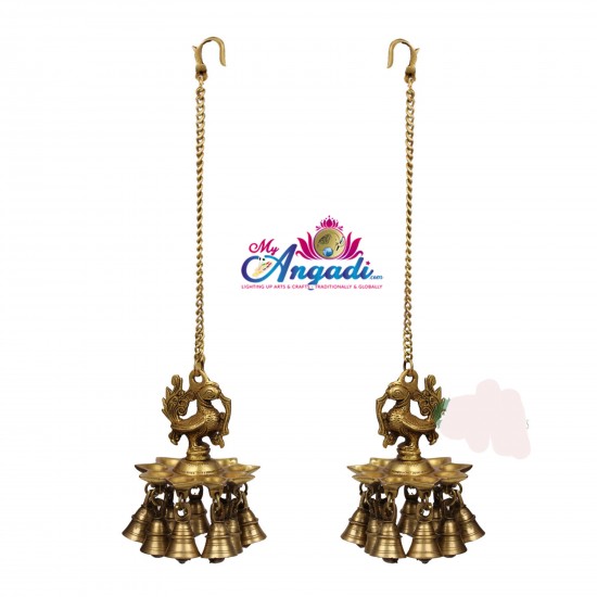 Hanging Brass swam Lamp Hanging Brass swam Lamp