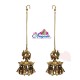 Hanging Brass swam Lamp