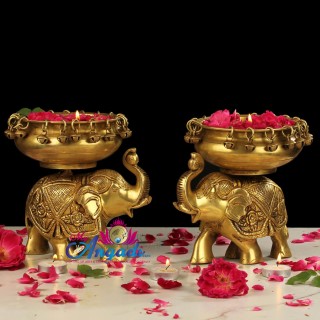 Brass Elephant Uruli