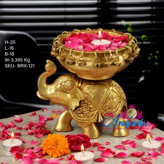 Brass Elephant Uruli
