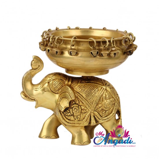 Brass Elephant Uruli Brass Elephant Uruli
