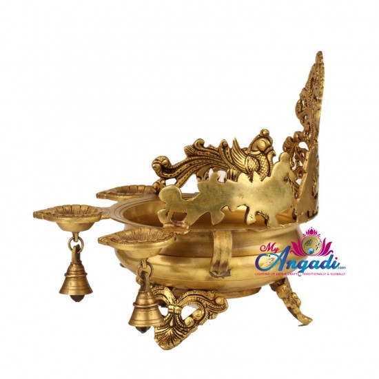 Brass Diya Bell Uruli