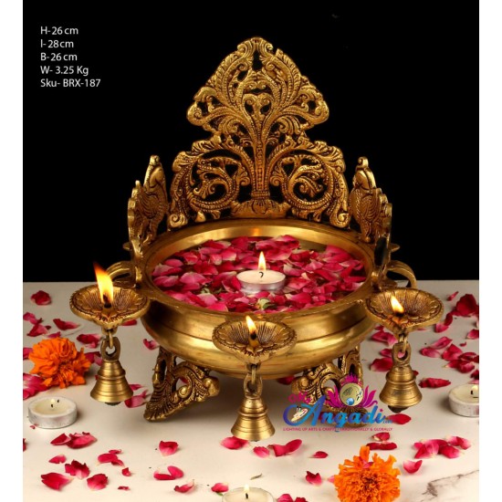 Brass Diya Bell Uruli Brass Diya Bell Uruli