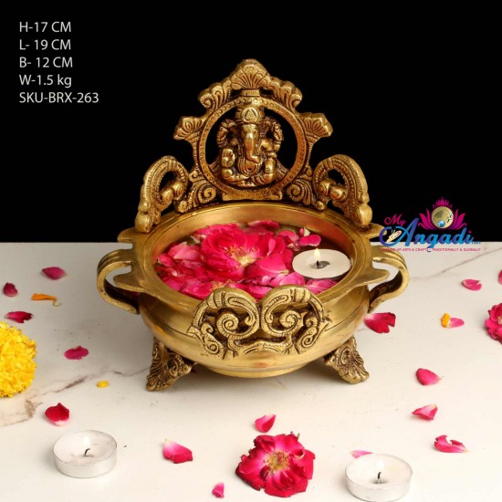 Brass Ganesha Uruli Brass Ganesha Uruli
