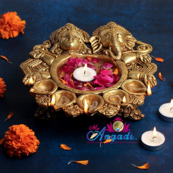Brass Ganesha Lakshmi Uruli Brass Ganesha Lakshmi Uruli