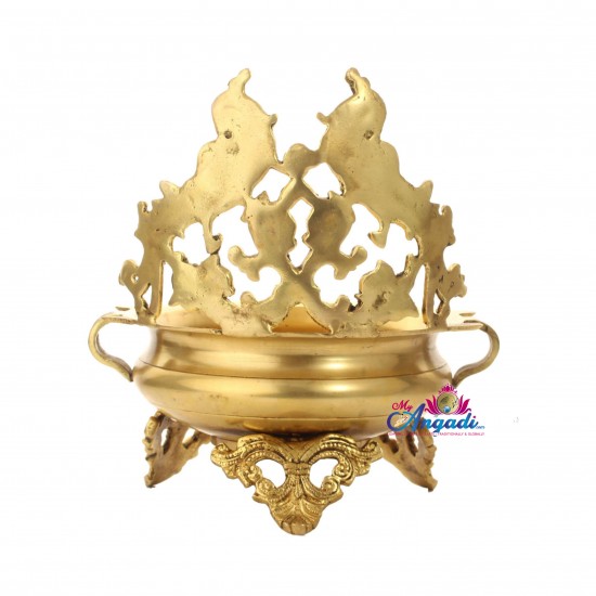 Brass Peacock Uruli Brass Peacock Uruli