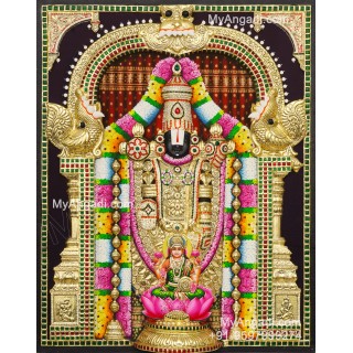 Balaji Lakshmi 3D Tanjore Painting