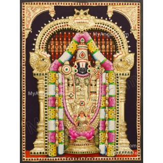 Balaji Lakshmi 3D Tanjore Painting