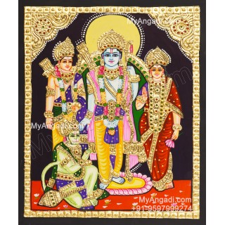 Ram Darbar Tanjore Painting