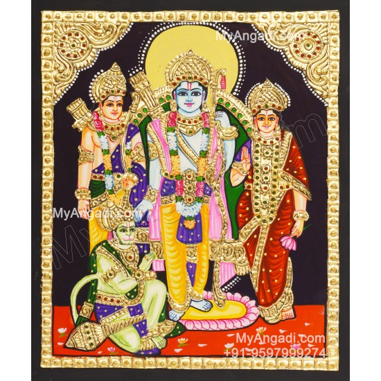 Ram Darbar Tanjore Painting