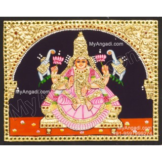 Gajalakshmi Tanjore Painting 