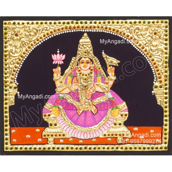 Adhi Lakshmi Tanjore Painting