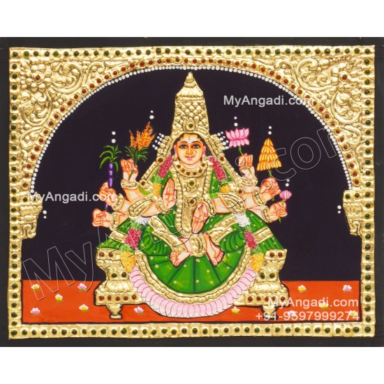 Dhanya Lakshmi Tanjore Painting