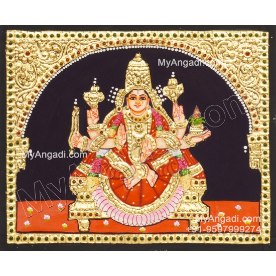 Dhana Lakshmi Tanjore Painting