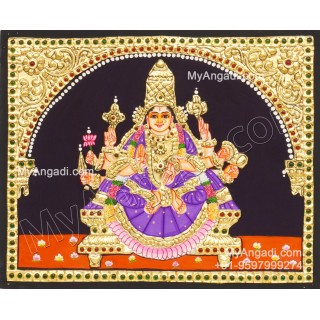 Vijaya Lakshmi Ashtlakshmi Tanjore Painting