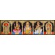 5 Panel  Tanjore Painting