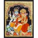 Shiva Parvathi Tanjore Painting