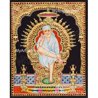 Saibaba Tanjore Painting