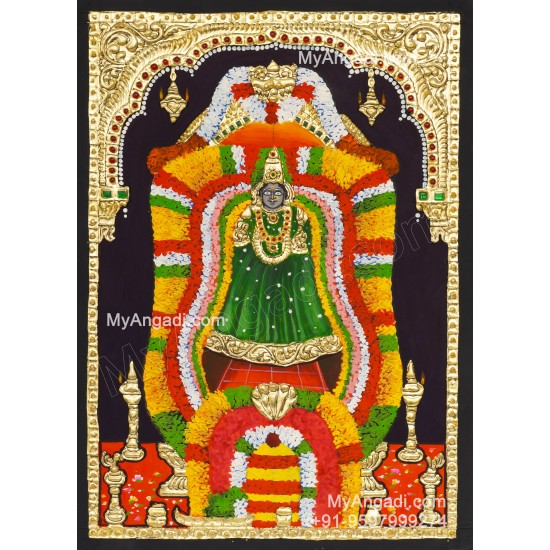 Melmaruvathur Amman  Tanjore Painting