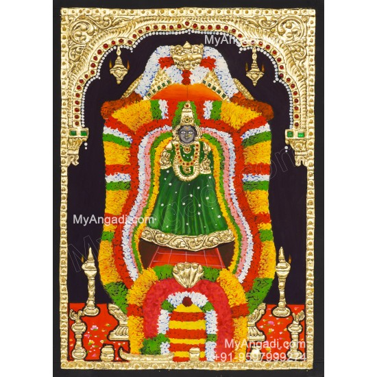 Melmaruvathur Amman  Tanjore Painting