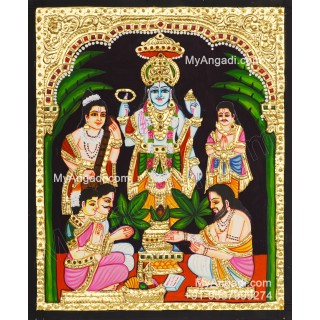 Sathyanarayana Tanjore Painting