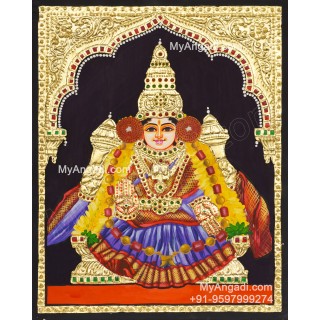 Sri Perundevi Thaayar Tanjore Painting