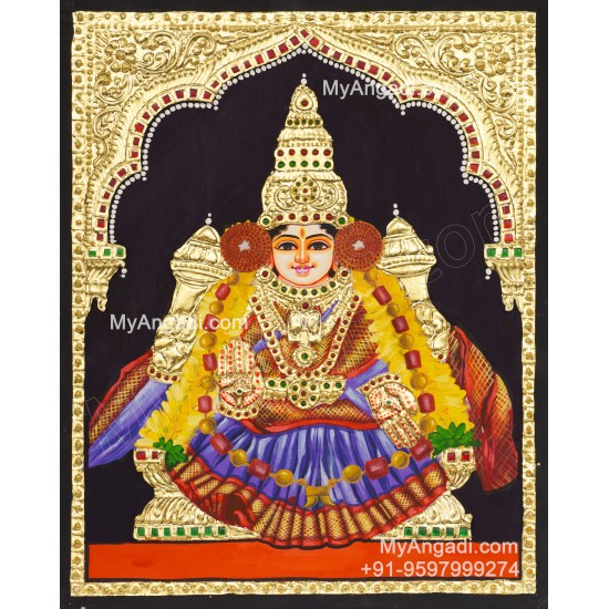 Sri Perundevi Thaayar Tanjore Painting